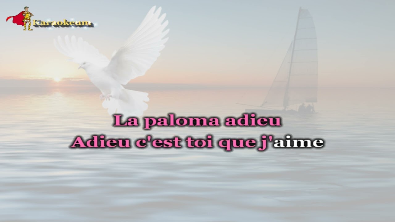 Mireille Mathieu - La paloma adieu  [Karaoke]
