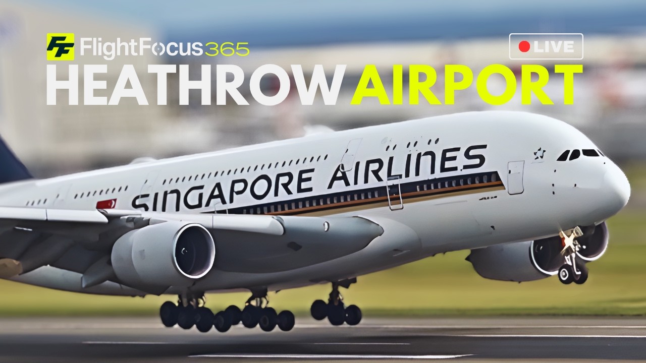 Heathrow Airport Live - Friday 3rd April 2026