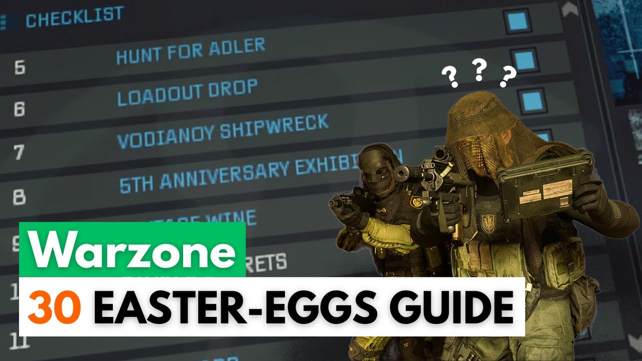 Warzone Guide - Alle 30 Easter Eggs kompakt erklärt