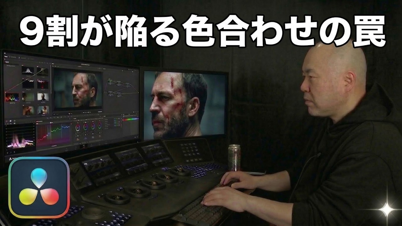 【カラーグレーディング】9割が勘違いしている「色合わせ」の罠。プロはホワイトバランスだけで合わせない｜DaVinci Resolve