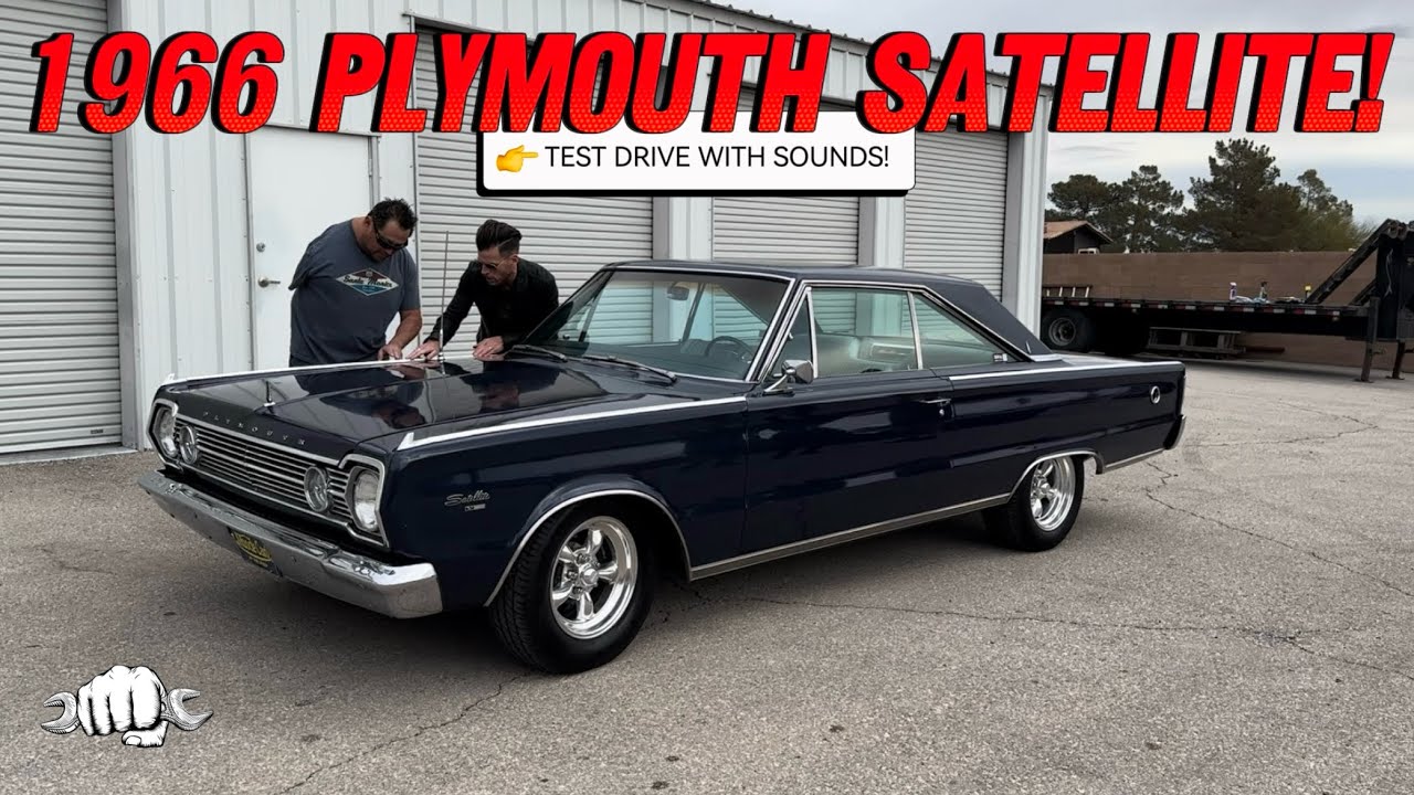 1966 PLYMOUTH SATELLITE! Walk Around, Test Drive with Sounds!