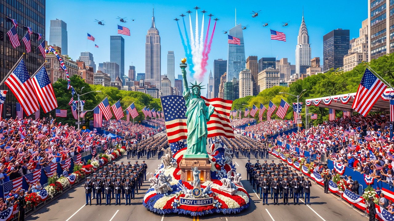 🇺🇸 America 250 in New York 2026 | Grand Military Parade & Independence Celebration Full 4K 🎖️