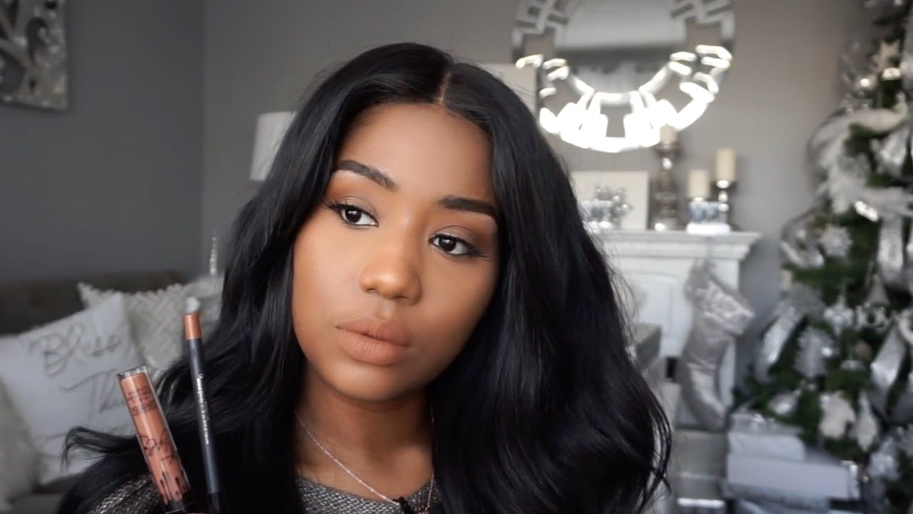 Kylie Jenner Lip Kit Swatches on Brown Skin | TALKOFBEAUTY XOXO
