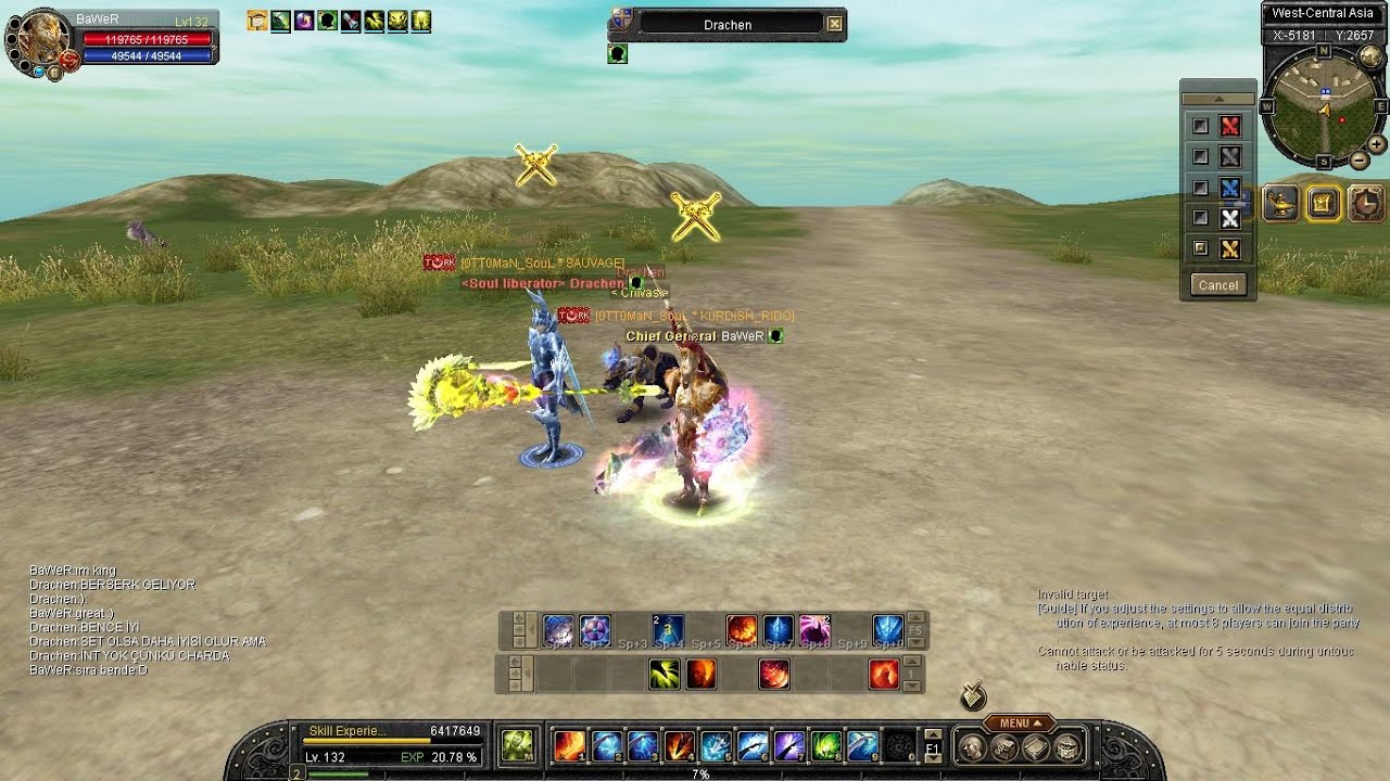 Silkroad Online İsro 17DG SET BLADE TEST Wizard 15+15 STAFF