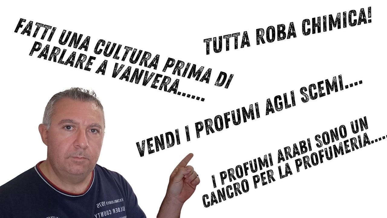 I PROFUMI ARABI....UN CANCRO PER LA PROFUMERIA! TUTTA ROBA CHIMICA.....