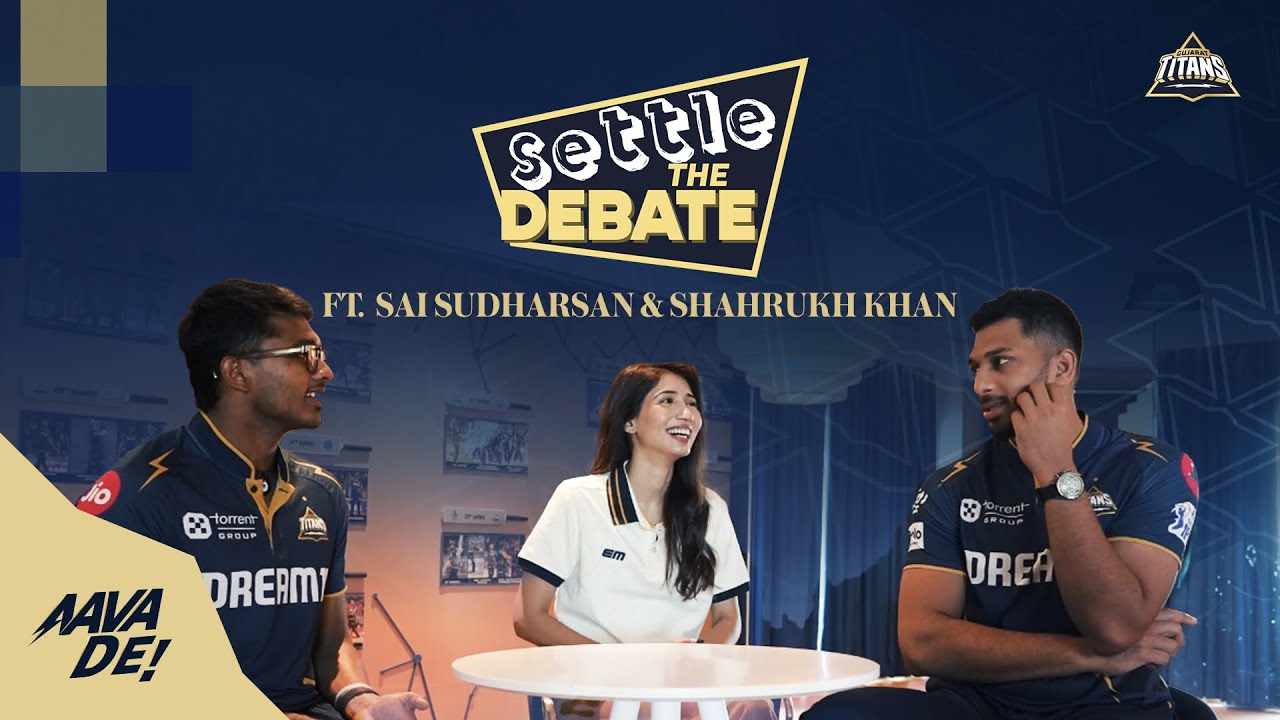 Settle the Debate ft. Sai Sudharsan & Shahrukh Khan - Part 1 | Gujarat Titans