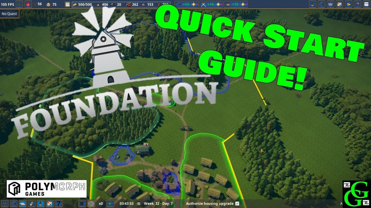 Foundation -  Early Access -  Quick Start Guide (How To Start)