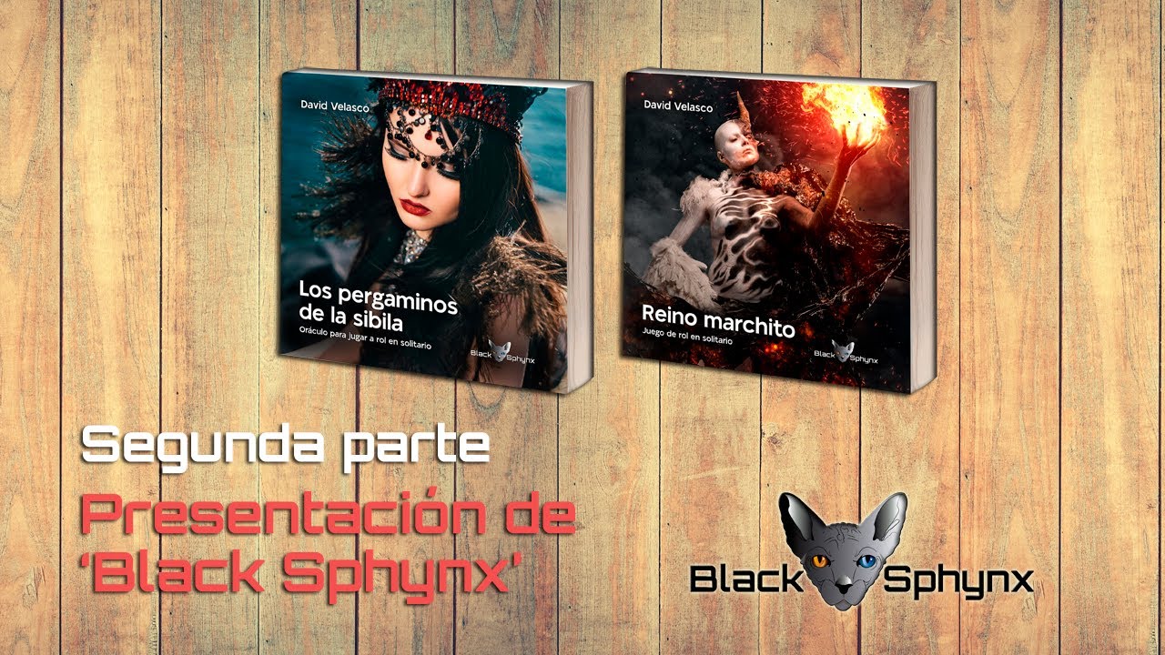 Presentación de 'Black Sphynx', colección de juegos de rol en solitario (Segunda parte)
