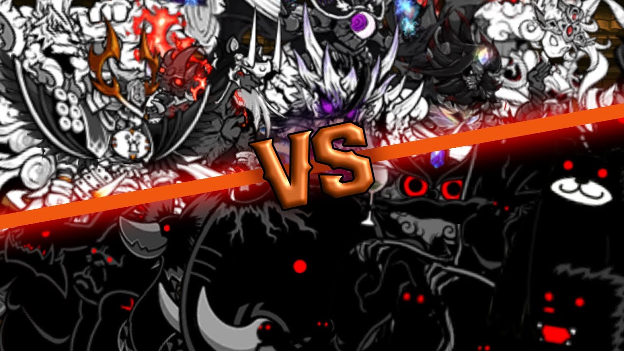 Every Black Enemy VS All Sengoku Wargods Vajiras - The Battle Cat