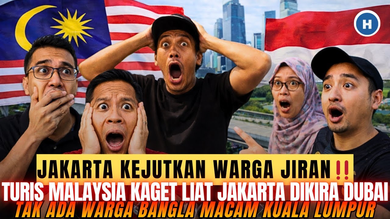 TURIS MALAYSIA GEMETAR LIHAT JAKARTA DIKIRA DUBAI, TAK ADA WARGA BANGLA MACAM KUALA LUMPUR
