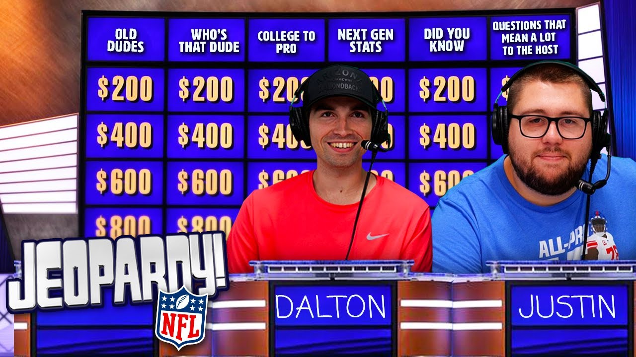 BLOWING IT in Final Jeopardy! (NFL Jeopardy)