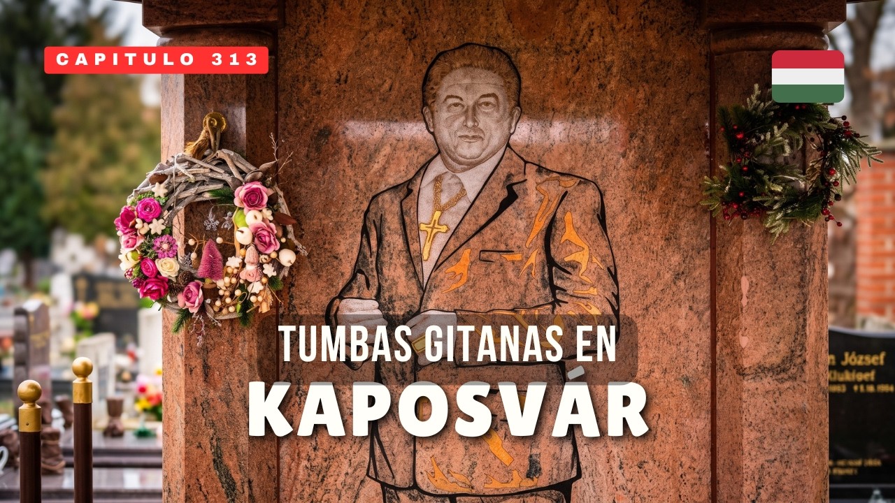 Экскурсия по цыганским гробницам в Капошваре, Венгрия