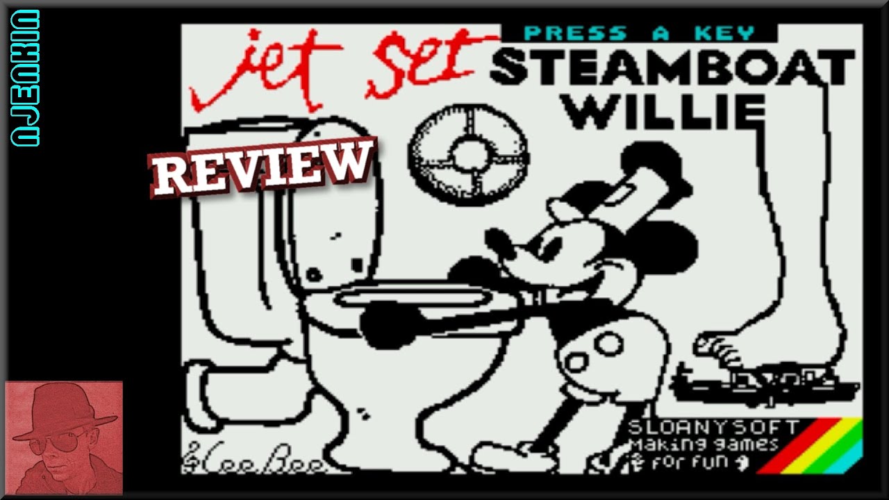 Jet Set Steamboat Willie : Homebrew from 2024 - on the ZX Spectrum 128K !! with Commentary