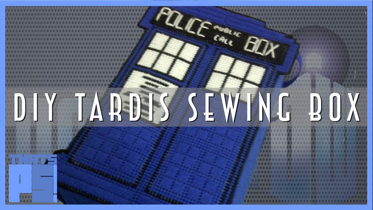 How to make a TARDIS sewing box
