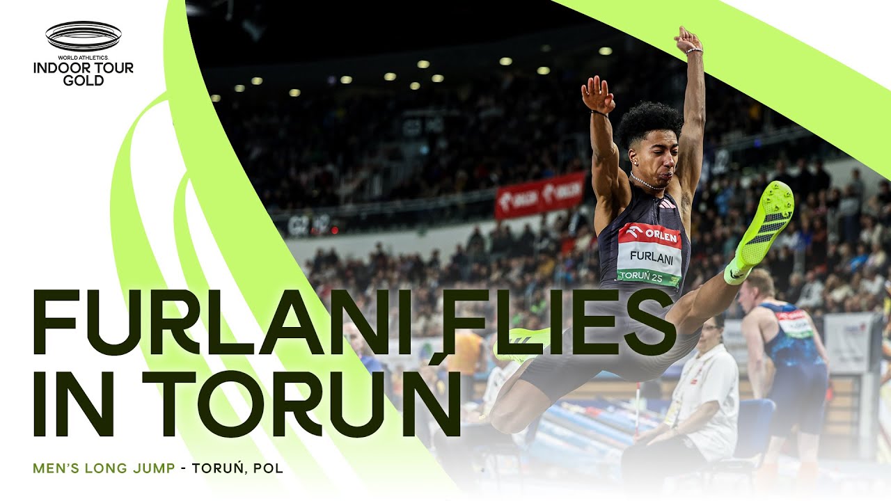 Furlani leaps to 8.37m world lead in Toruń | World Indoor Tour 2025