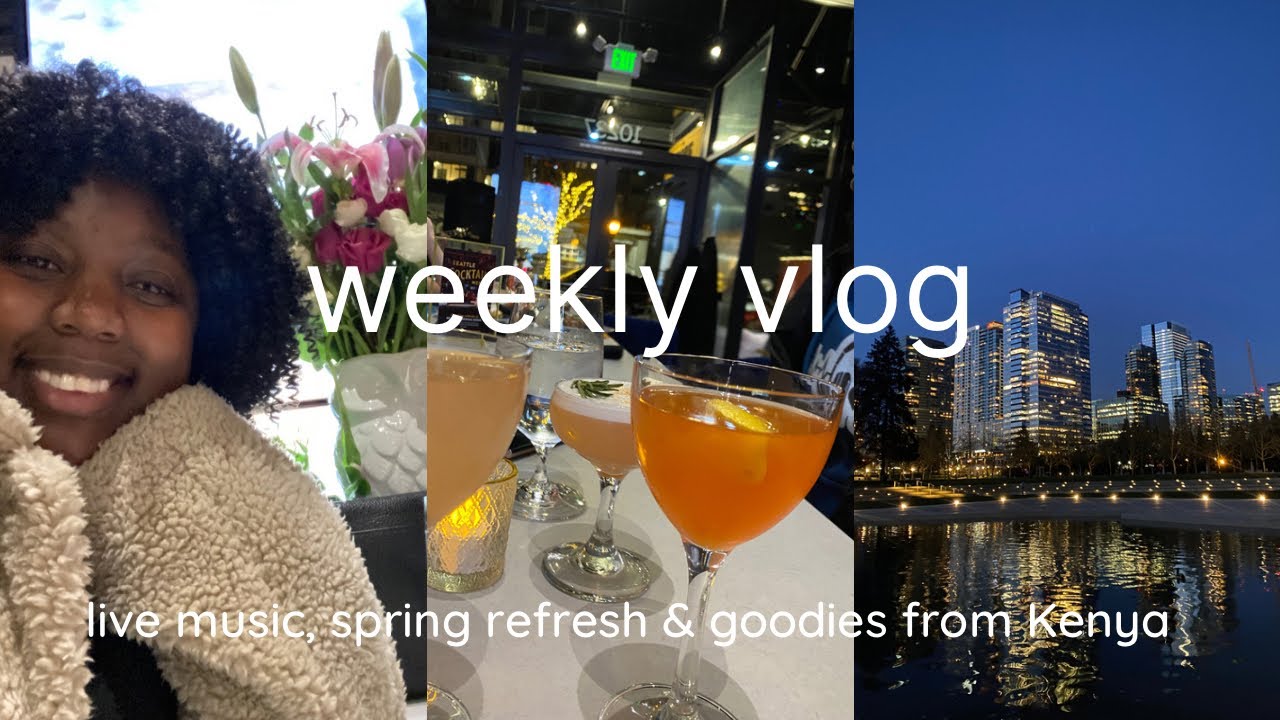 vlog: refreshing my space for spring, live music & goodies from kenya!