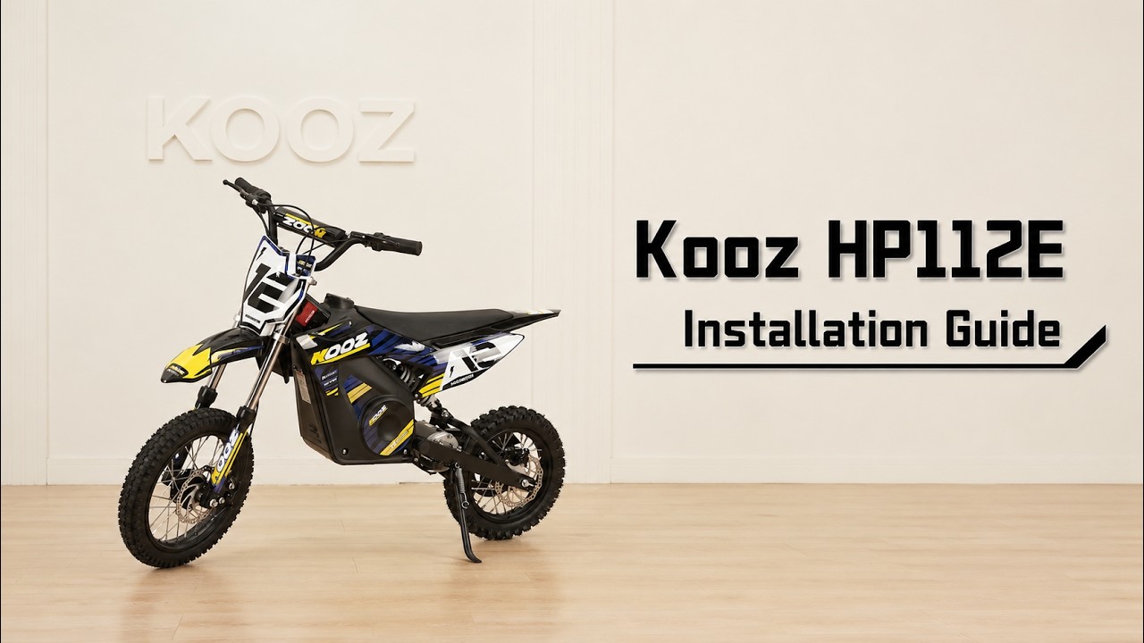 KOOZ HP112E Electric Dirt Bike Installation