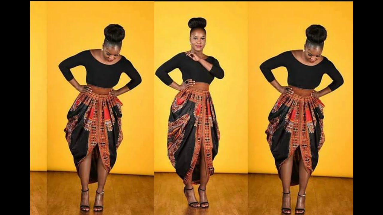 Part 2 Cowl skirt•Slow Tutorial•DIY Ankara Skirt•One Yard Skirt•Including Sewing Packages•
