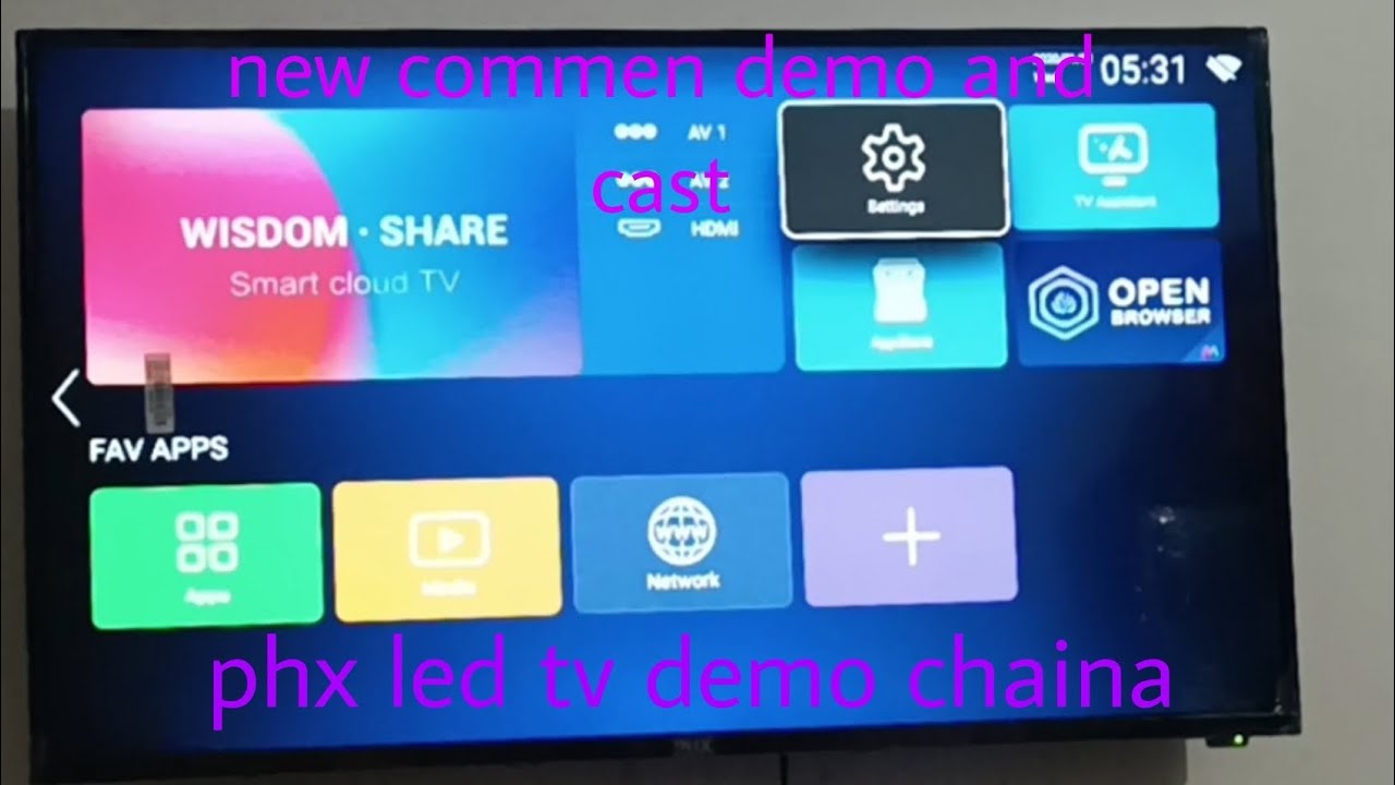 phx led tv 43 demo chaina led commen use phx कैसे चलाएं