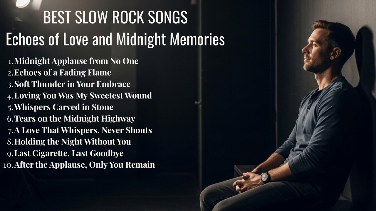 Sleepless Night Slow Rock Songs — Midnight Applause from No One 🌌