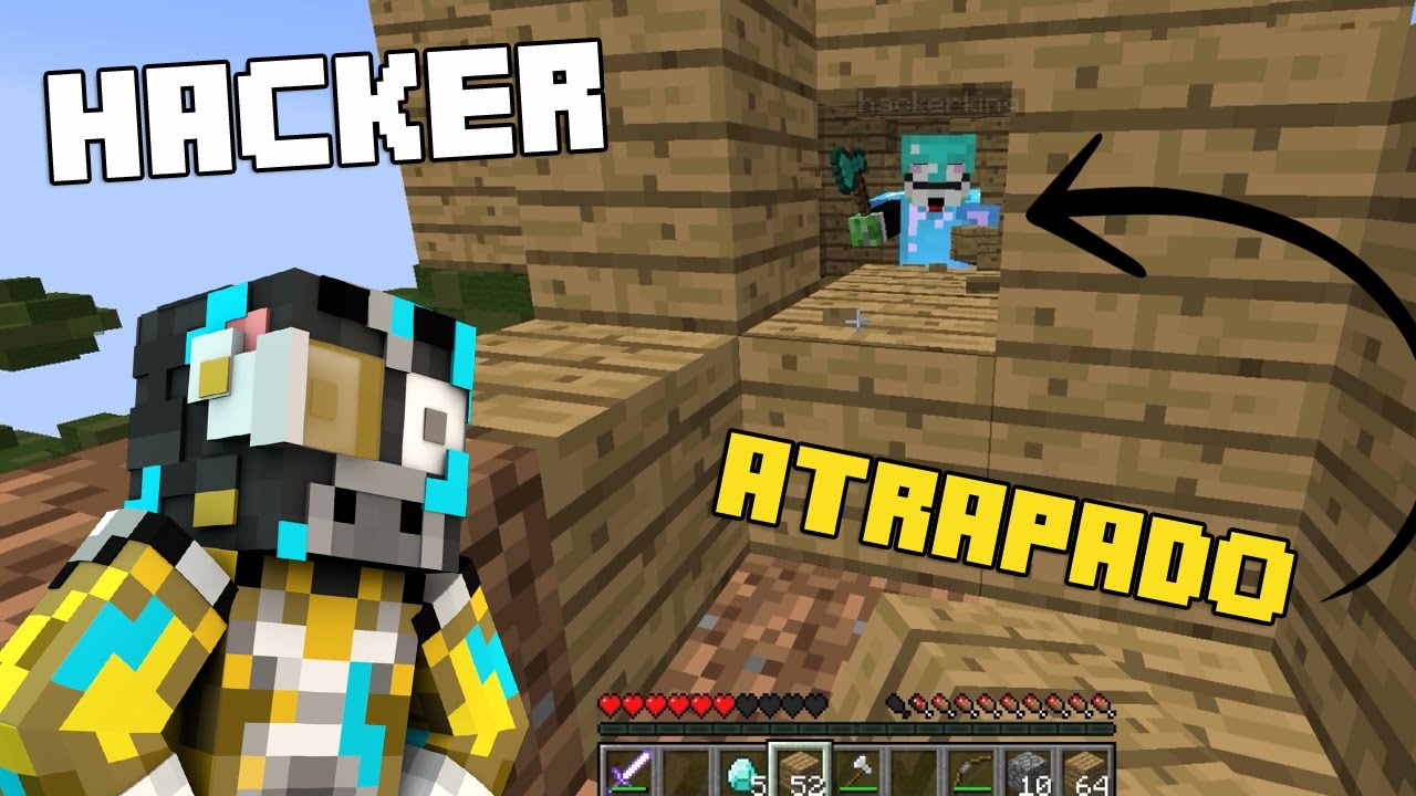 TRAMPA PARA HACKER | ATRAPANDO UN HACKER EN MINECRAFT