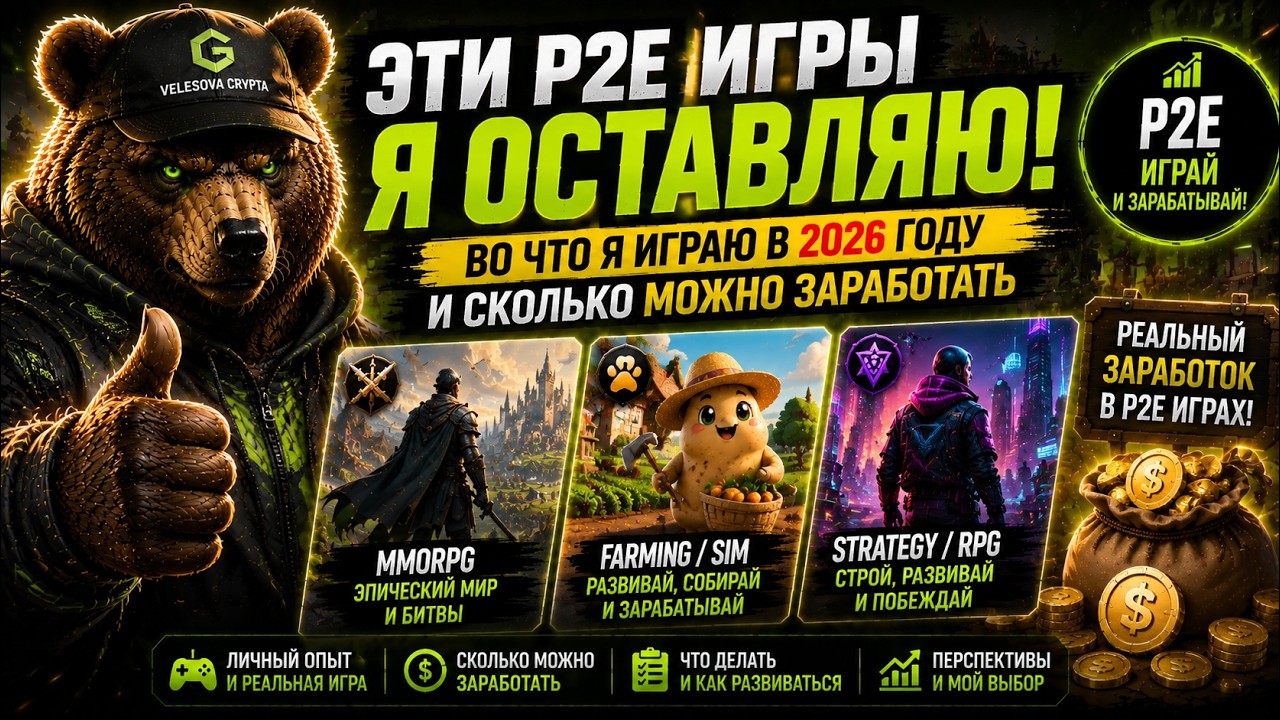💎 Эти P2E Игры Я ОСТАВЛЯЮ! Во Что я Играю в 2026 году и Сколько Можно Заработать