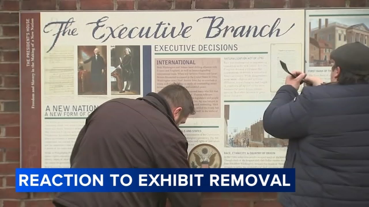 Philadelphia sues over removal of memorial honoring people enslaved by George Washington
