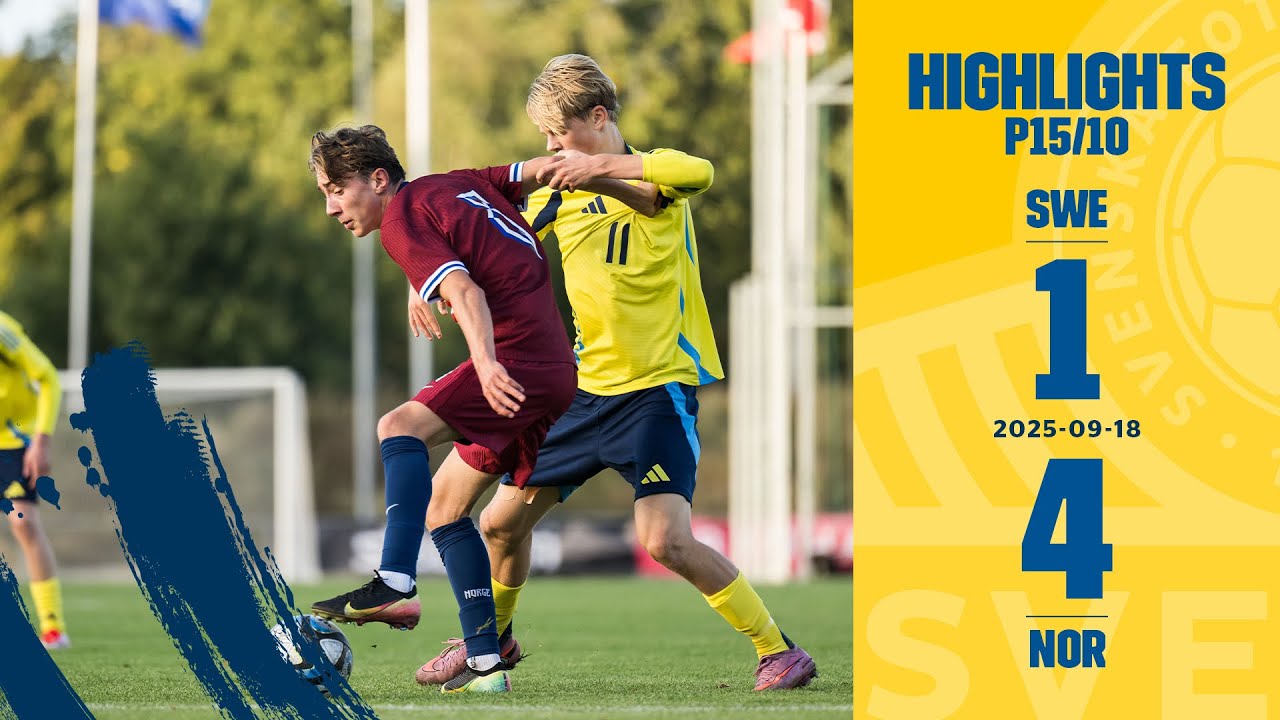 Highlights P15/10 Sverige-Norge 1-4