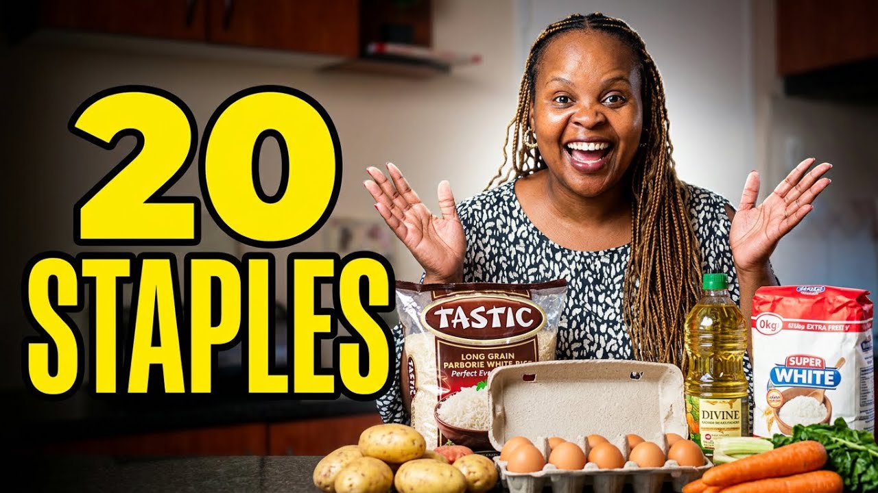 20 Groceries I Buy Every Month for Simple Meal Planning