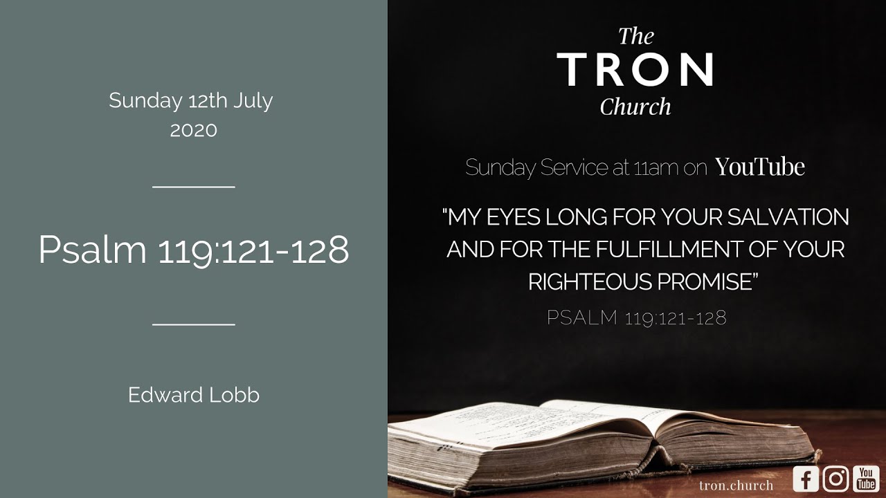 Sunday 12th July - The Tron Church Live Stream
