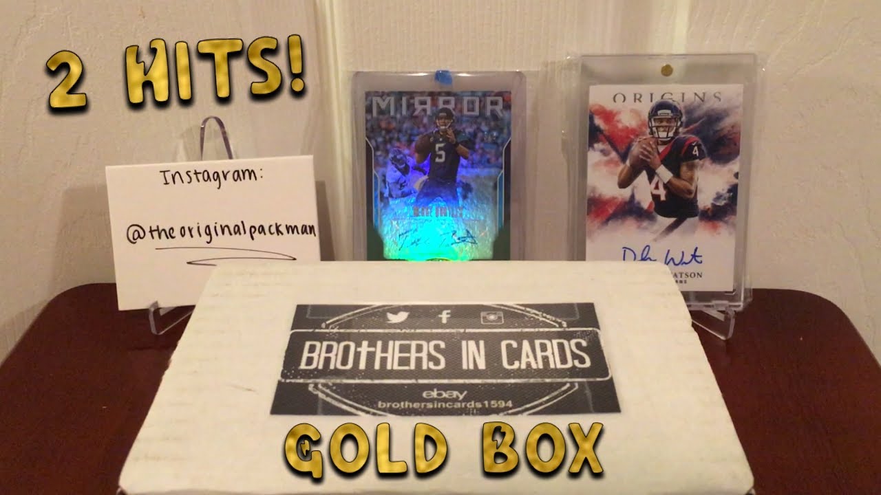 Brothers In Cards Pack Plus Program September Gold Box - Very Nice SP Auto!