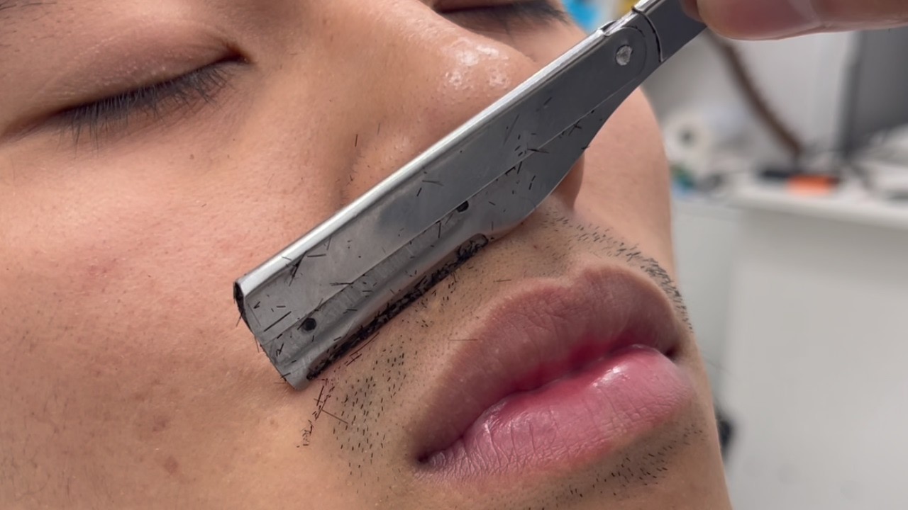 ASMR 👄 FOR A GOOD SLEEP | SHAVING BEARDS AND DEAD SKIN FOR MAN | SHAVING ASMR EP629