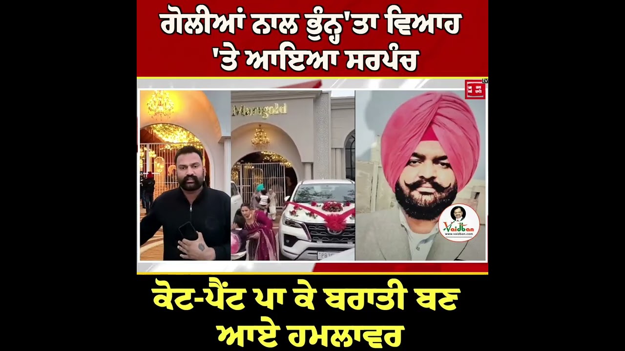 ਗੋ/ਲੀਆਂ ਨਾਲ ਭੁੰਨ੍ਹ'ਤਾ ਵਿਆਹ 'ਤੇ ਆਇਆ ਸਰਪੰਚ, ਕੋਟ-ਪੈਂਟ ਪਾ ਕੇ ਬਰਾਤੀ ਬਣ ਆਏ ਸ਼ੂ/ਟਰ, ਮੰਜ਼ਰ ਦੇਖ ਡਰ ਗਏ ਲੋਕ