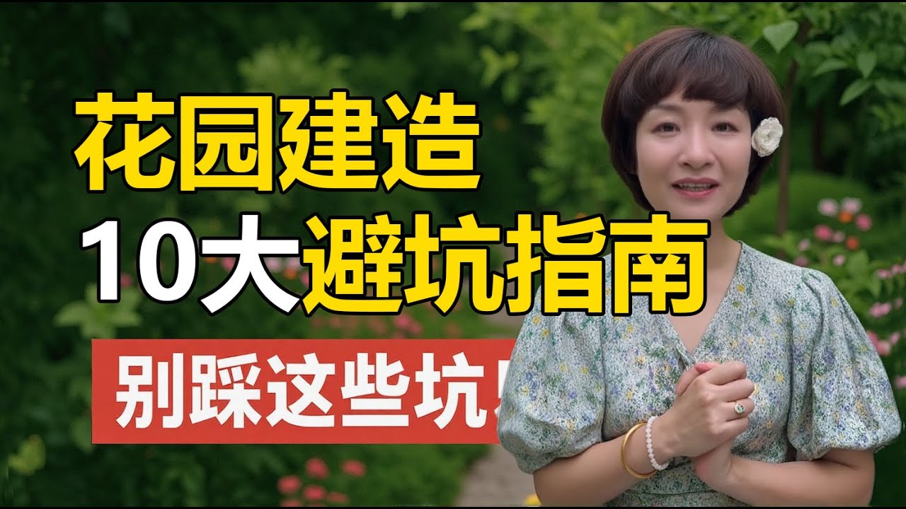花园建造10大避坑指南 | 10 Garden Design Mistakes to Avoid