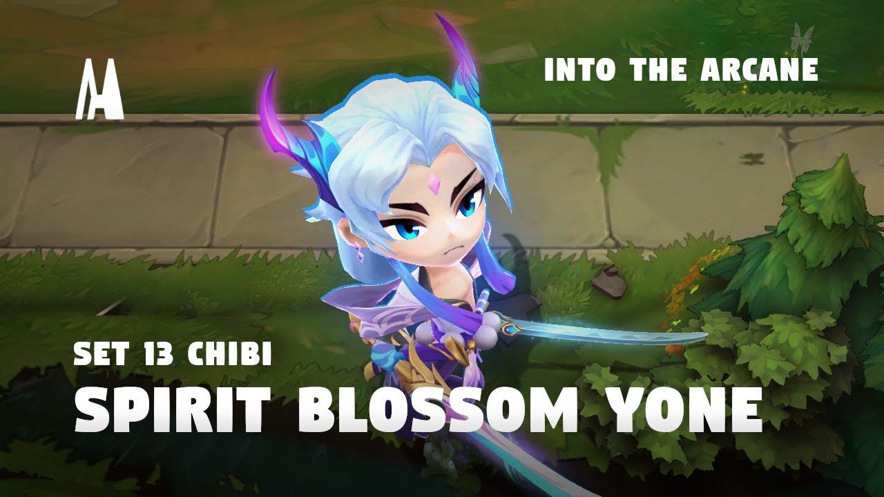 CHIBI SPIRIT BLOSSOM YONE | FINISHER, BOOM, EMOTES | TFT SET 13