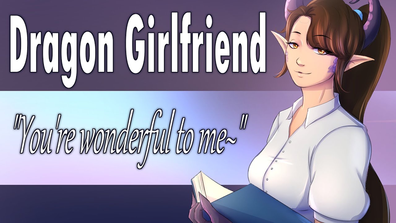 Flirty Dragon Girlfriend sneaks a kiss in the Library 💜 [Comfort] [Positive Affirmations] [ASMR]