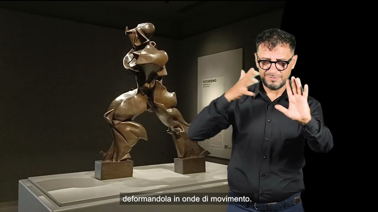 Umberto Boccioni, Forme uniche della continuità nello spazio, 1913 (1931) in LIS