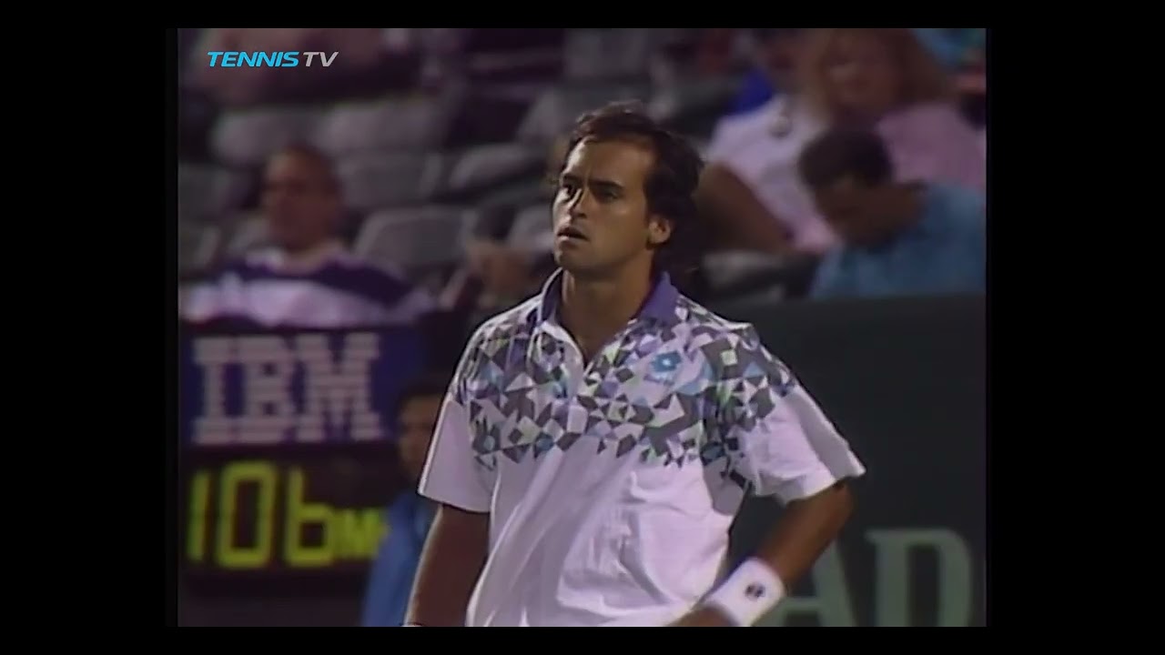 Key Biscayne 1992 SF Mancini vs Hlasek