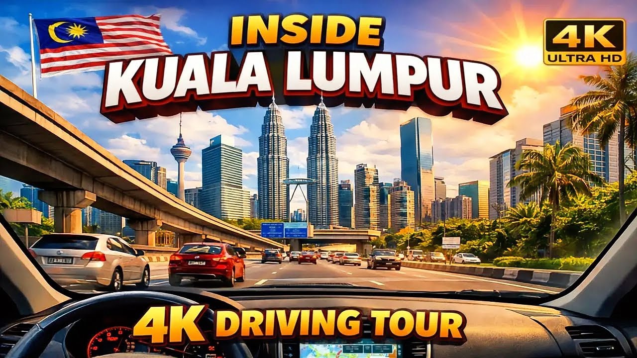 4K View Of Kuala Lumpur Malaysia | Amazing Evening Driving Tour 2026😱😍🇲🇾