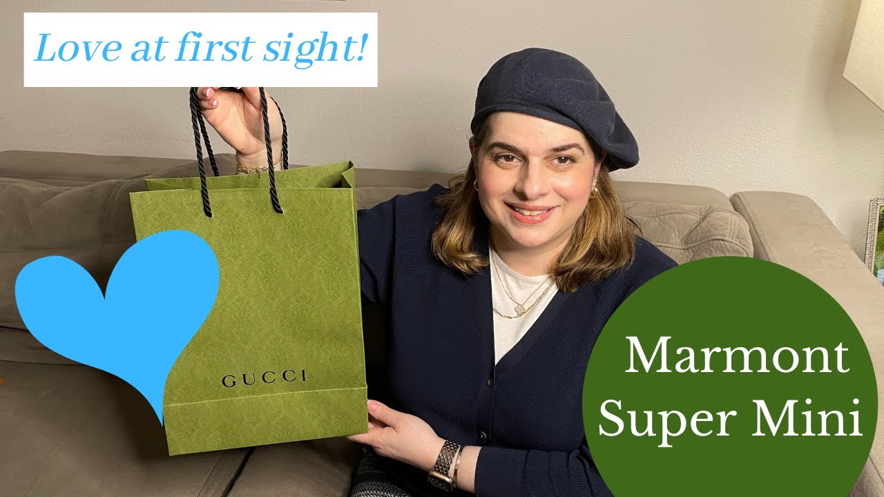 Gucci Marmont Super Mini Unboxing!