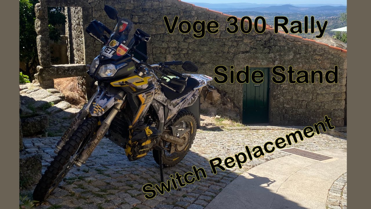 Voge 300 Rally. Предохранительный выключатель боковой подставки.