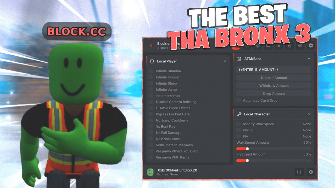 [FREE] Tha Bronx 3 Script! (ANTI-LOSE ITEMS, DUPE, MAX MONEY & MORE)
