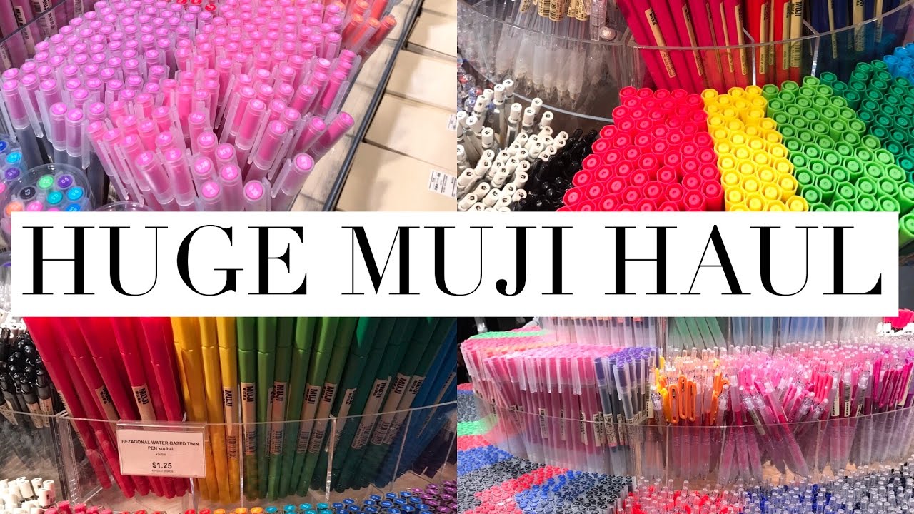 HUGE Muji Stationery Haul!