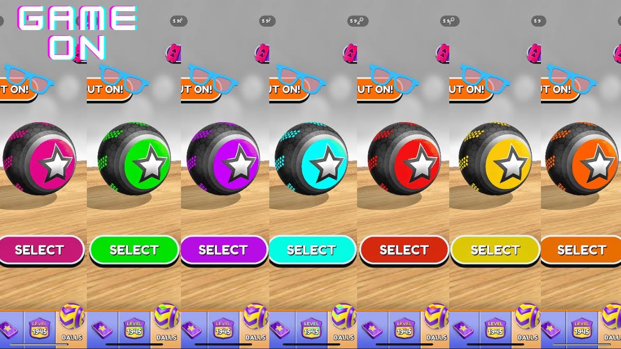 Going Balls Arrow Ball of 7 different colors