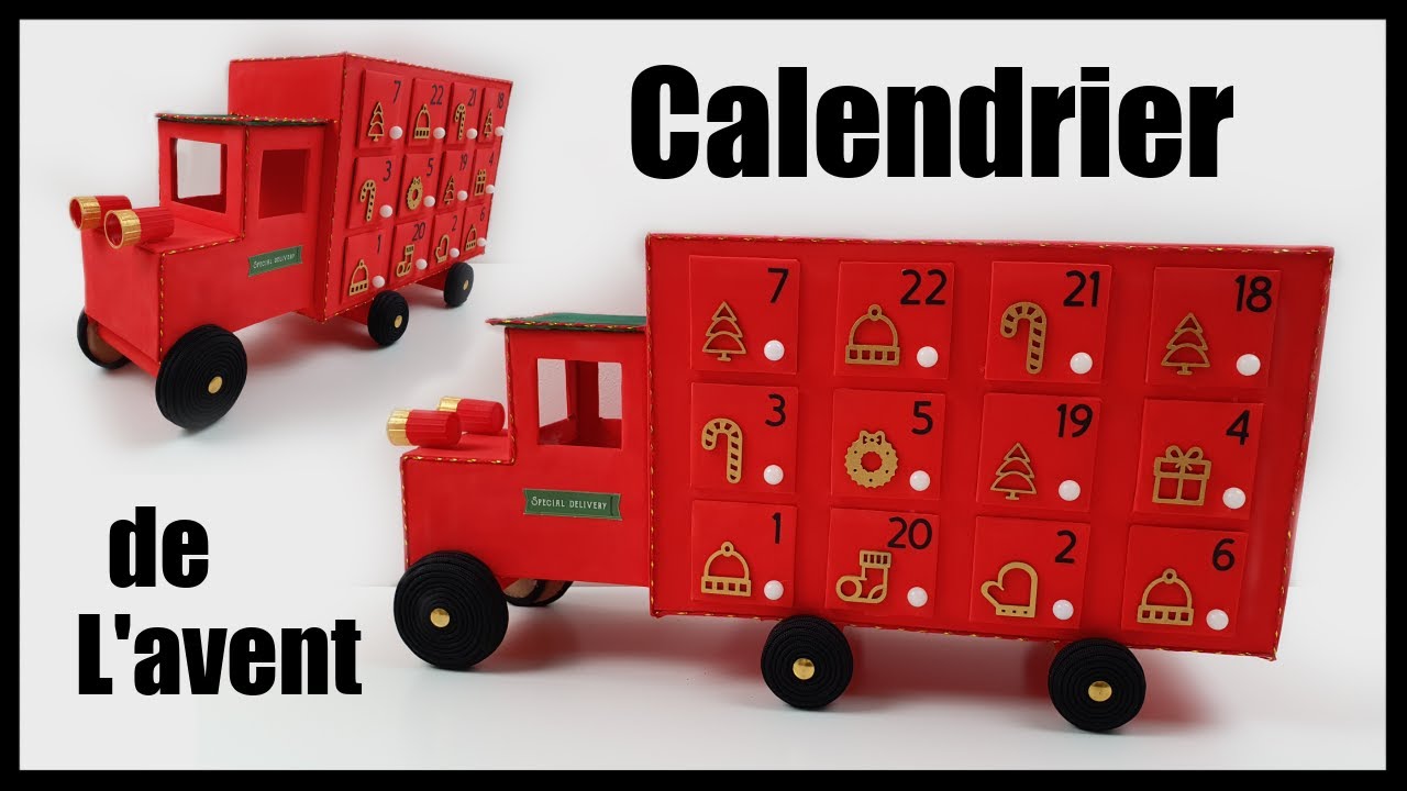 CALENDRIER DE L'AVENT EN CARTON