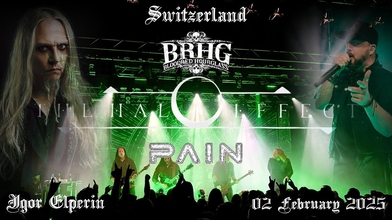 The Halo Effect | PAIN | Bloodred Hourglass | Halos Over Europe 2025 Tour | 4K | 02/02/2025