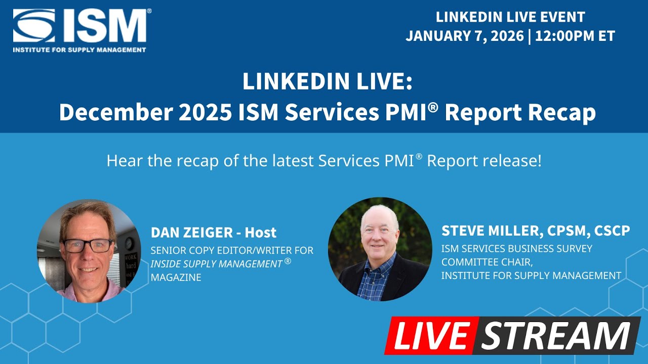 December 2025 ISM Services PMI Report Recap (LinkedIn Live)
