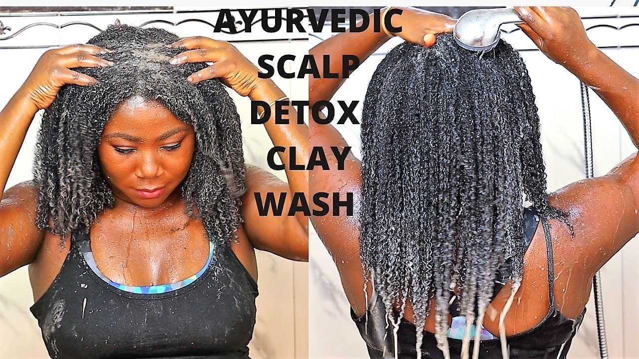 AYURVEDIC CLAY WASH FOR SCALP DETOX AND CLARIFYING THE HAIR|| NON-STRIPPING & LENGTH RETENTION.