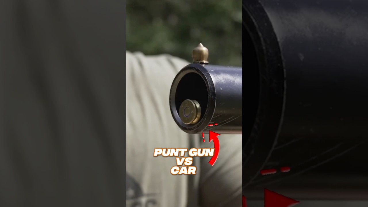 Kentucky Ballistics: Punt Gun Vs Car!