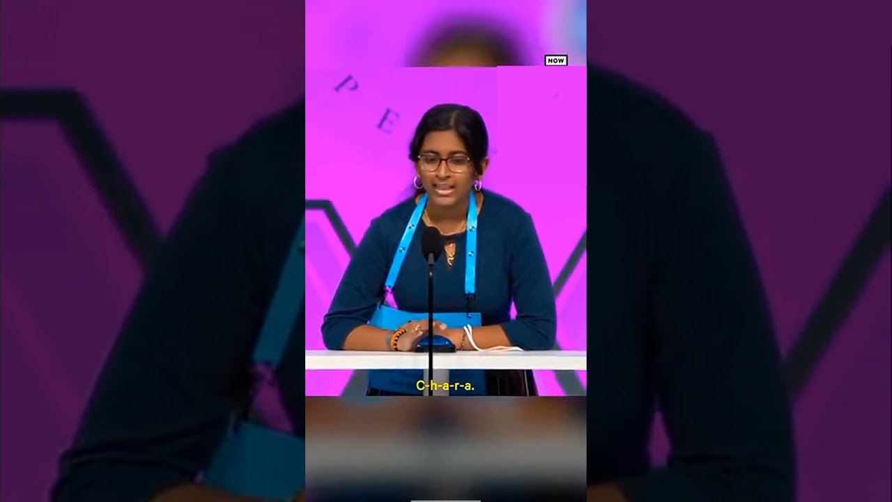 National Spelling Bee Champion Harini #nationalbee #2022 congratulations 🎉